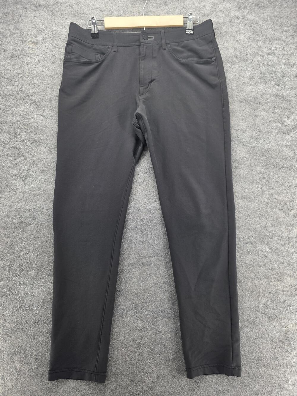 Public Rec Pants Mens 33x32 Gray Slim Fit Stretch Chino 5 Pocket Casual
